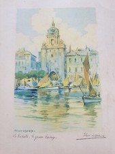 Louis lessieux lythographie d'occasion  La Flotte
