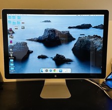 Tela de cinema Apple LED A1267 24" LED prata MB382LL/A 1920x1200 MagSafe USB comprar usado  Enviando para Brazil
