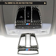 Adesivo de acabamento de tampa de luz de leitura de carro fibra de carbono para BMW X1 X5 X6 F20 F30 X5 X6 comprar usado  Enviando para Brazil