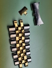 Peças parciais de pulseira ROLEX aço inoxidável e ouro amarelo 18k 62513H-18k 455B comprar usado  Enviando para Brazil