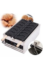 Máquina elétrica de fazer waffle, antiaderente comercial Taiyaki em forma de peixe molde padeiro comprar usado  Enviando para Brazil