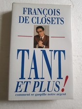 Livre françois closets d'occasion  Reims