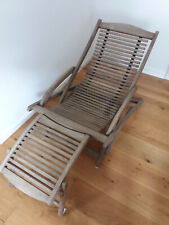 Liegestuhl deckchair abnehmbar gebraucht kaufen  Monheim