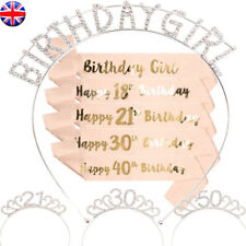 Birthday silver rhinestone for sale  MANCHESTER