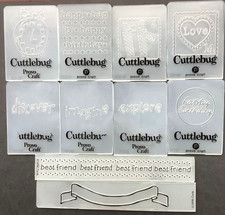 Embossing folders cuttlebug for sale  AIRDRIE