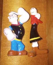Estatuetas em miniatura de óleo de oliva Popeye vintage porcelana osso porcelana desenho animado , usado comprar usado  Enviando para Brazil