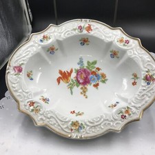 Vintage prunkschale blumenmoti gebraucht kaufen  Worms