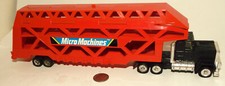 Micromáquina pequena semi trator/reboque transportador automático vermelho comprar usado  Enviando para Brazil