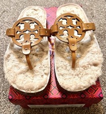Tory Burch Miller Cloud Shearling Sandały 6,5 Karmel Corn Maślanka na sprzedaż Tory Burch Miller Cloud Shearling Sandały 6,5 Karmel Corn Maślanka na sprzedaż  Wysyłka do Poland
