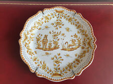 Rare assiette moustiers d'occasion  Yerres
