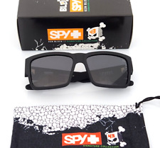 Óculos de sol polarizado Spy+ Optic Cyrus armação preta fosca macia lente fumaça comprar usado  Enviando para Brazil