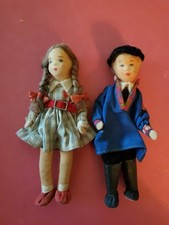 Bonecas vintage Erna Meyer em miniatura da década de 1950 4,5” 1:12 feitas à mão comprar usado  Enviando para Brazil