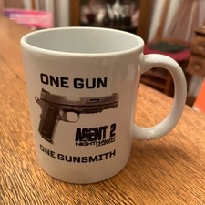 Caneca xícara de café Agent 2 Nighthawk personalizada uma arma um armeiro comprar usado  Enviando para Brazil
