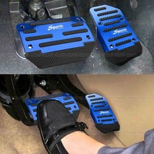 Usado, Acelerador de tampa de pedal de freio a gás automático antiderrapante alumínio azul comprar usado  Enviando para Brazil