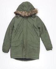 Girls green parka for sale  WREXHAM