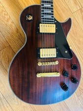 Guitarra rara Brian por Bacchus Les Paul toda de mogno , usado comprar usado  Enviando para Brazil