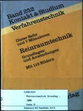 Reinraumtechnik grundlagen anw gebraucht kaufen  Koblenz