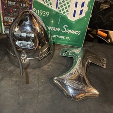 Tubo de escape personalizado emblema escrita oval Ford e farol Harley Davidson SAE M91 comprar usado  Enviando para Brazil