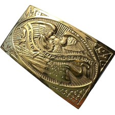 Brass belt buckle for sale  Snohomish