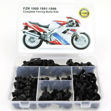 Kit completo de parafusos de carenagem capota fixação serve para Yamaha FZR 1000 91-96 preto comprar usado  Enviando para Brazil