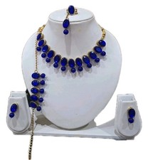 Blue indian bollywood for sale  LEICESTER