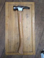 ANTIGO MARTELO DE ARMAÇÃO HUSKY 32 OZ, FACE MOÍDA 17"" CABO DE NOGUEIRA comprar usado  Enviando para Brazil