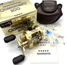 Carretel Shimano CALCUTTA CONQUEST 100 isca direita com caixa do JAPÃO "ESTADO PERFEITO" comprar usado  Enviando para Brazil