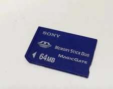 Cartão MagicGate Sony 64MB MSH-M64 Memory Stick Duo para câmera CCD antiga PSP comprar usado  Enviando para Brazil
