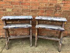 Pair vintage wooden for sale  RUGBY