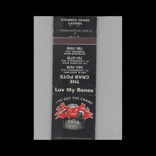 Matchbook cover crab for sale  Raymond