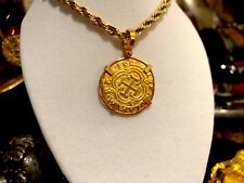 Necklace colombia escudos for sale  La Jolla