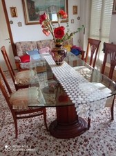 Vendo tavolo cristallo usato  Vigevano