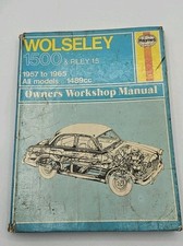 Haynes manual wolseley for sale  YEOVIL