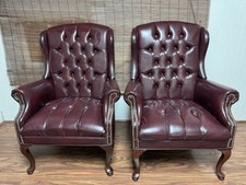 Leather chesterfield tufted for sale  Sioux City
