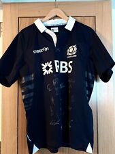 signed rugby shirt scotland for sale  EDINBURGH