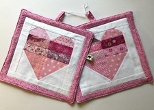 Topflappen rosa herz gebraucht kaufen  Marbach am Neckar