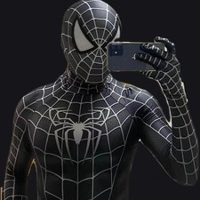 Black spiderman jumpsuit for sale  Edison