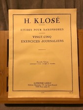 Klosé études saxophone d'occasion  Rennes