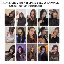 MEOVV The 1st EP Album My Eyes Open Wide Oficjalna POP-UP MD Trading Photocard na sprzedaż  Wysyłka do Poland