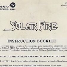 Williams solar fire for sale  Glenside