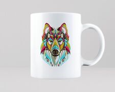 Wolf art mug for sale  ENFIELD