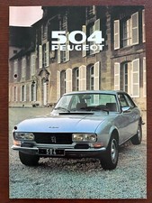 Prospekt brochure peugeot gebraucht kaufen  Essen