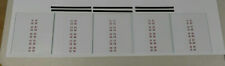 Seeburg G & W Jukebox 5 programas vidro e 6 juntas conjunto: A1 - K0; HF100G, HF100W comprar usado  Enviando para Brazil