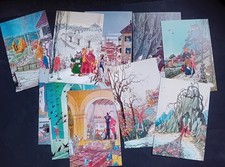 Splendide cartoline pinocchio usato  Torino