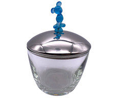 Disney Mickey Mouse Boticário de Vidro Feito à Mão Prato de Doces Mickey Topper Handle comprar usado  Enviando para Brazil