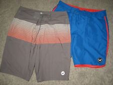 Terno de banho masculino Hollister tabuleiro shorts baús 30 bolsos forro malha comprar usado  Enviando para Brazil