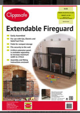 Extendable fireguard black for sale  WEYBRIDGE