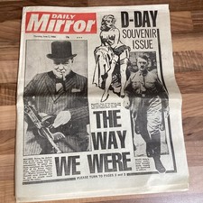 Daily mirror 40th for sale  WYMONDHAM