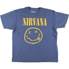 Camiseta masculina banda Nirvana XL anime casual gola redonda música top comprar usado  Enviando para Brazil