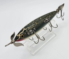 Isca antiga Heddon 150 Dowagiac minnow – verde resistente crackleback – 5 ganchos década de 1910 comprar usado  Enviando para Brazil
